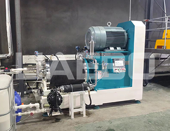 湖南某新材料科技有限公司4臺砂磨機(jī)調(diào)試成功