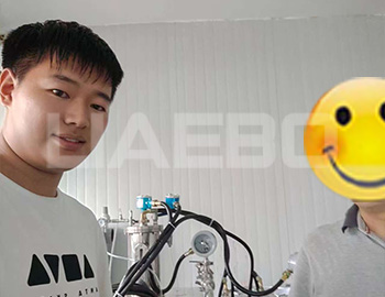 重慶某涂料有限公司5L砂磨機(jī)、0.5L砂磨機(jī)調(diào)試成功