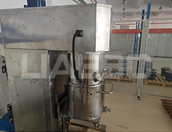 南通某科技有限公司50L雙行星攪拌機(jī)+壓料機(jī)調(diào)試成功